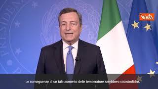 Draghi: "Stiamo venendo meno a accordi di Parigi"