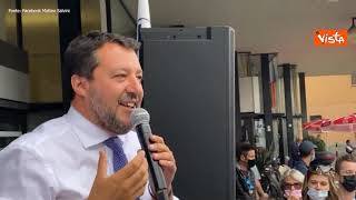 Salvini fischiato a Desio (Monza): "Questo deve essere il piano della sinistra per la città"