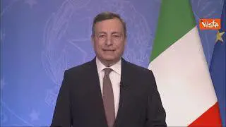 Draghi: "Disparità di diffusione vaccini nel mondo è drammatica"
