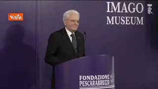Mattarella a Pescara: "Cultura tra aspetti più importanti della convivenza"