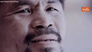 Il pugile filippino Pacquaio si ritira, il video postato sui social