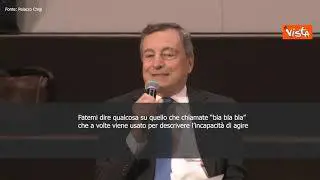 SOTTOTITOLI Ambiente, Draghi: "Bla bla bla? Serve per convincere le persone su grandi cambiamenti"
