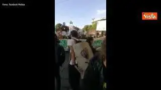 Greta Thunberg al corteo Fridays for future a Milano