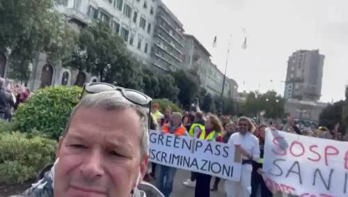 “No Green pass”, 10mila persone in corteo a Trieste