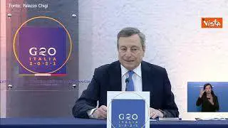 G20 Afghanistan, Draghi: "Emergenza umanitaria gravissima, c'è volontà di agire"