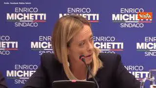 Meloni: "Campagna elettorale indegna, per giorni domande che non c'entravano con amministrative"