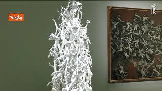 Mattarella inaugura la mostra "Inferno" alle Scuderie del Quirinale