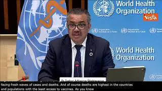 Covid, Oms: "Decessi nel mondo al livello più basso da un anno"