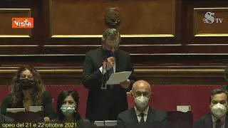 Draghi: "Vaccinata 86% popolazione, metà di questa negli ultimi quattro mesi"