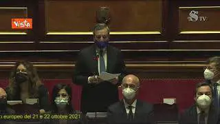 Draghi: "Grazie a tutti i cittadini che hanno scelto di vaccinarsi, in particolare i giovani"