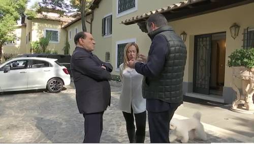 Vertice a Roma tra Berlusconi, Meloni e Salvini