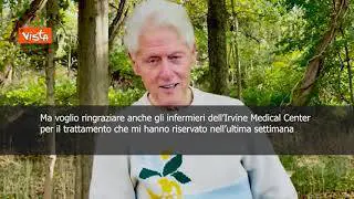 SOTTOTITOLI Bill Clinton lascia l'ospedale: "Grazie per l'affetto che mi avete dimostrato"