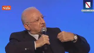 De Luca: "Tamponi gratis? Io raddoppierei il prezzo"