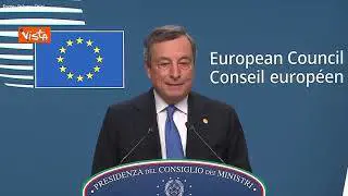 Aumento energia, Draghi: "Serve sistema che protegga tutti i Paesi Ue"