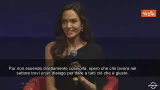Scioperi Hollywood, Angelina Jolie: "Spero si trovi punto d'incontro"