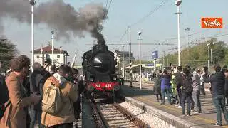 Il ministro Guerini a bordo del Treno dell'Eroe in occasione delle celebrazioni per il Milite Ignoto