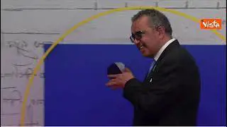 Draghi accoglie il direttore dell'Oms Ghebreyesus al G20