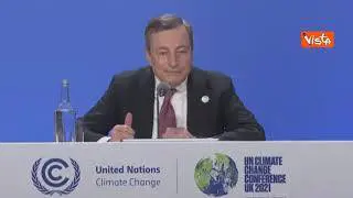 Cop26, Draghi: "Se mi candido a leader di qualcosa? Per carità…"