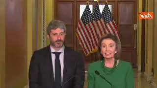 Nancy Pelosi: "Italia ha dimostrato leadership in gestione emergenza Covid e crisi climatica"