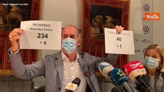 Zaia: "Ricoverati in terapia intensiva per Covid raddoppiati nell'ultima settimana"