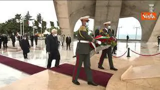 Mattarella in Algeria, la visita al Monumento del Martire