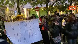 No green pass, le immagini della manifestazione di Milano