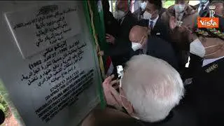 Mattarella in Algeria partecipa alla cerimonia di inaugurazione del Giardino Enrico Mattei
