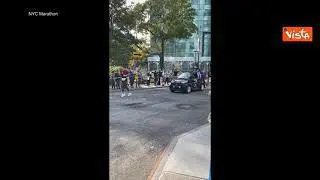 Maratona New York, l'azzurro Eyob Faniel sul podio. Ecco l'atleta durante la gara