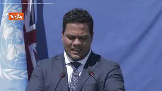 Ecco il messaggio alla Cop26 del ministro di Tuvalu direttamente dall'oceano Pacifico