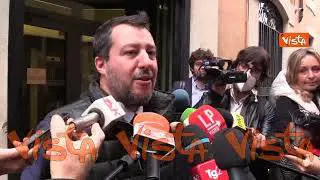 Salvini: "Voto anticipato non mi spaventa mai. Ma su Quirinale non tiro per giacchetta nessuno"