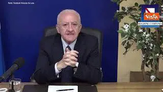 De Luca: "Se contagi aumentano rischiamo ingolfamento ospedali"