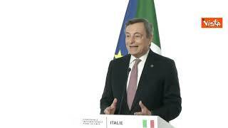 Draghi: "Sbarchi continui in Italia rendono situazione insostenibile, serve accordo Ue"