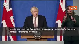 SOTTOTITOLI Attentato Liverpool, Johnson: "Non ci lasceremo intimidire dal terrorismo"
