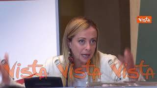 Meloni: "Dò per scontato che se Draghi va al Quirinale si fa un altro Governo"