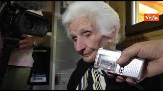 Si è spenta 'Nonna Peppina' simbolo sisma centro Italia, eccola emozionata al ritorno a casa