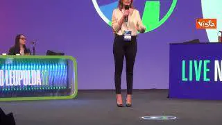 L'intervento alla Leopolda. Poi la Boschi si commuove