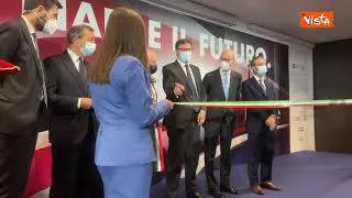 Eicma 2021, il taglio del nastro alla cerimonia d’inaugurazione con Giorgetti, Sala e Fontana