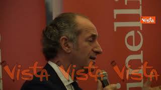 Zaia: "Storia mi ha dato ragione su decisioni in primi giorni Covid. Altrimenti oggi sarei un pirla"
