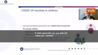 SOTTOTITOLI Ema: "Approvato vaccino Pfizer per fascia 5-11 anni"