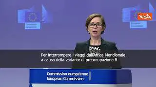 SOTTOTITOLI Commissione Ue: "Chiederemo di interrompere voli con Africa Meridionale"