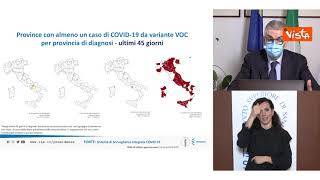Brusaferro: "Nel database nazionale nessuna sequenza della variante sudafricana"