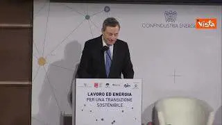 Draghi: "Transizione ecologica ha importanza esistenziale"