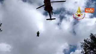 Bloccato dalla neve in Sardegna per due giorni, operaio soccorso dai Vigili del Fuoco