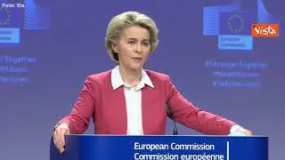 Von der Leyen: "Un terzo popolazione Ue non è vaccinata, aprire discorso su obbligo"