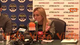 Meloni: "Ad Atreju 2021 conservatori contro omologazione che annulla identità"