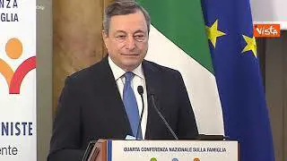 Draghi: "Dalle politiche per la famiglia dipende il nostro futuro"