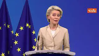 Von der Leyen: "Pronti a reagire con sanzioni ad aggressioni russe all'Ucraina"
