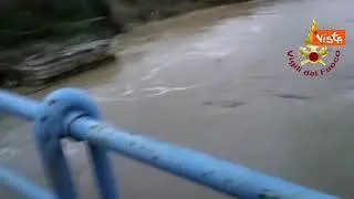 Maltempo, crolla ponte in provincia di Trapani