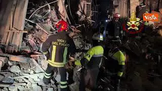 Esplosione a Ravanusa, tre vittime e sei dispersi. Le immagini delle ricerche