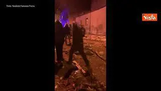 Crolla palazzina a Ravanusa, le immagini delle macerie